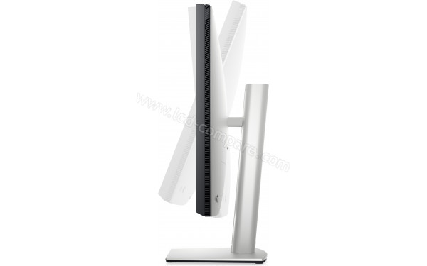 DELL UP3221Q - Vue de profil droit avec ajustement de l'inclinaison