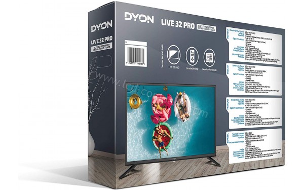 DYON Live 32 Pro - Emballage