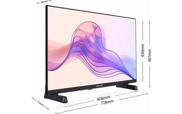 EDENWOOD ED32A08HD-VE - Vue 3/4 gauche