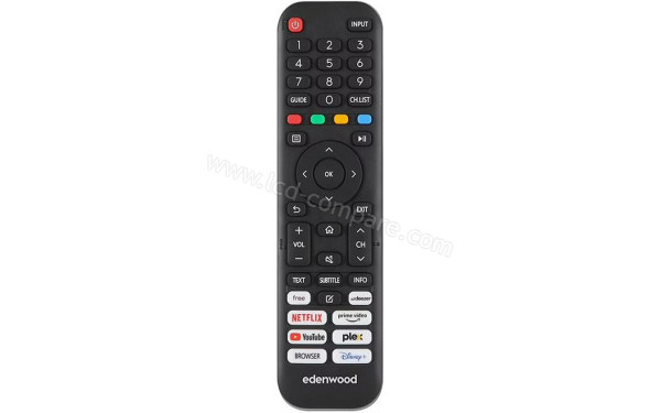 EDENWOOD ED32A10HD-VE - T&eacute;l&eacute;commande