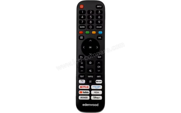 EDENWOOD ED32A16HD-RE - T&eacute;l&eacute;commande