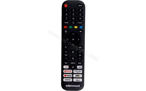 EDENWOOD ED40A06FHD-RE - T&eacute;l&eacute;commande