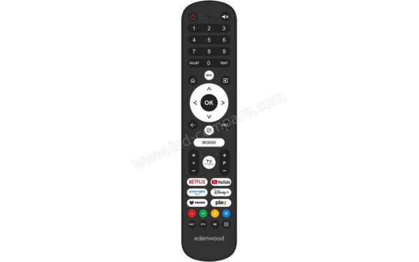 EDENWOOD ED40V02FHD-EL - T&eacute;l&eacute;commande