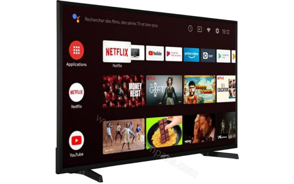 EDENWOOD ED43C02UHD-VE - Vue 3/4 gauche