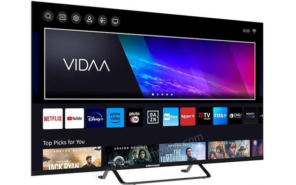 EDENWOOD ED43EA08UHD-EL - Vue 3/4 gauche