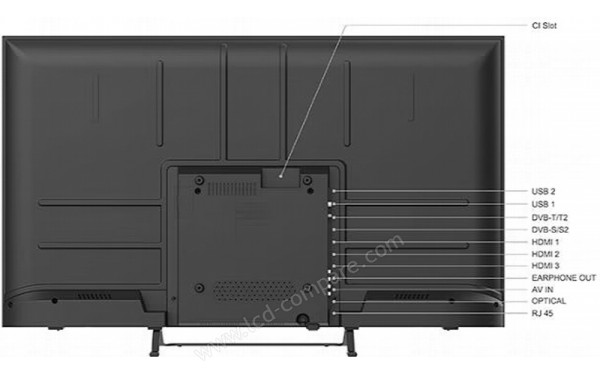 EDENWOOD ED43EA08UHD-EL - Vue de l'arri&egrave;re