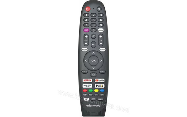 EDENWOOD ED43EA08UHD-EL - T&eacute;l&eacute;commande