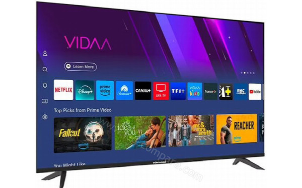 EDENWOOD ED55A09UHD-EL - Vue 3/4 gauche