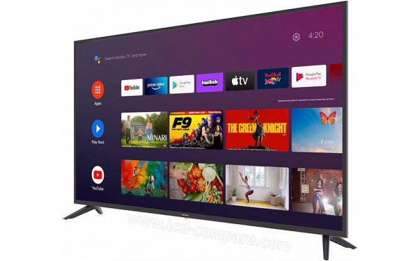 EDENWOOD ED55C05UHD-MM - Vue 3/4 droite