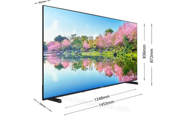 EDENWOOD ED65A09UHD-VE - Vue 3/4 gauche