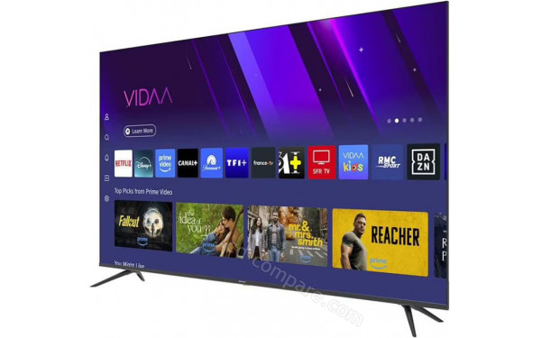 EDENWOOD ED65A13UHD-MM - Vue 3/4 droite