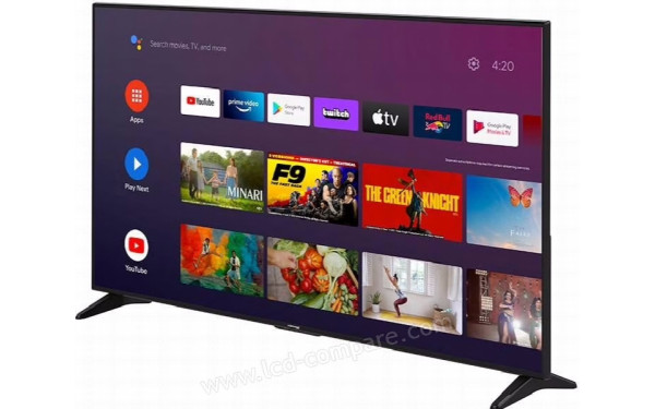 EDENWOOD ED65C05UHD-MM - Vue 3/4 droite