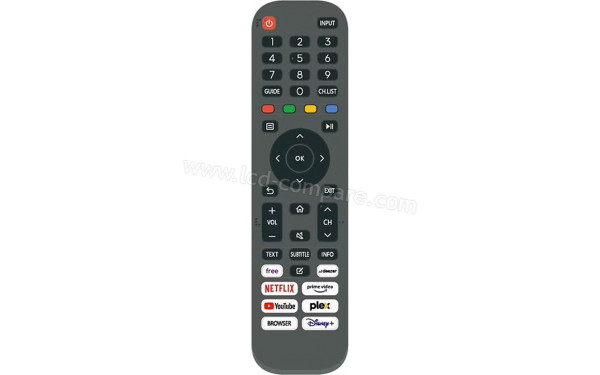 EDENWOOD ED75EA00UHD-GM - T&eacute;l&eacute;commande