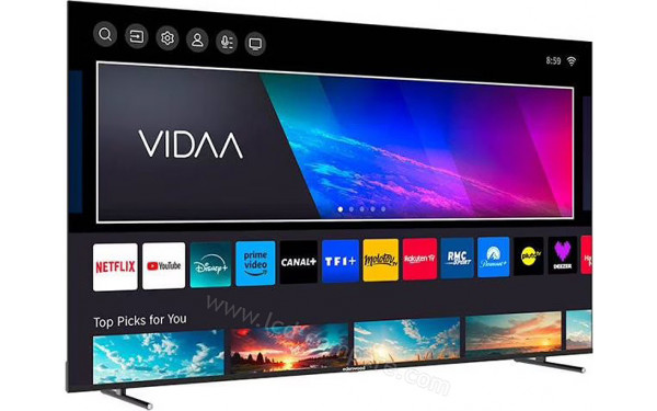 EDENWOOD ED75EA01UHD-EL - Vue 3/4 gauche