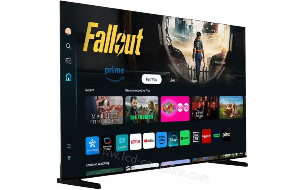 EDENWOOD ED75QT01UHD-RE - Vue 3/4 gauche