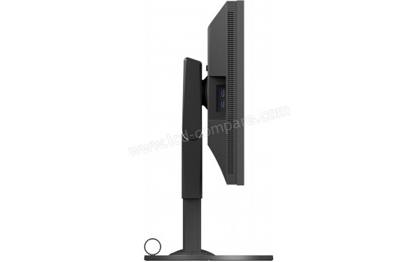 EIZO ColorEdge CS2731-BK - Vue de profil en position haute