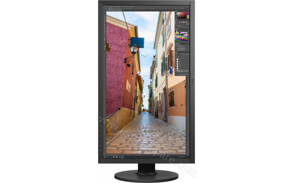 EIZO ColorEdge CS2740-BK - Vue de face en mode portrait