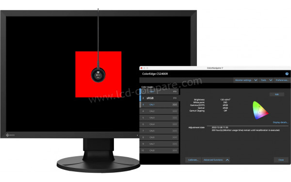 EIZO ColorEdge CS2400R - Multi-vues