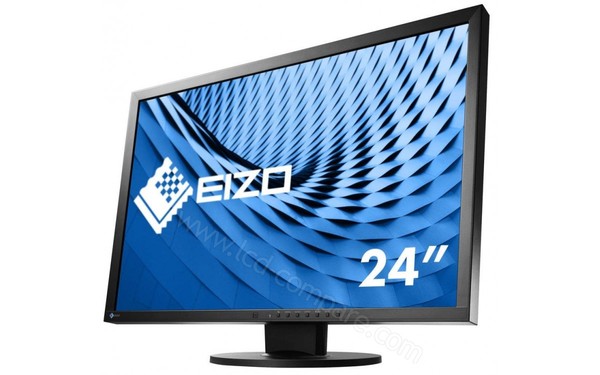EIZO FlexScan EV2430-BK - Vue 3/4 droite