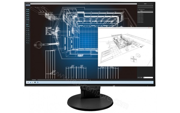EIZO EV2456-BK - Vue de face