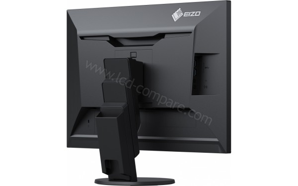 EIZO FlexScan EV2457-BK - Vue de l'arri&egrave;re sur le c&ocirc;t&eacute;