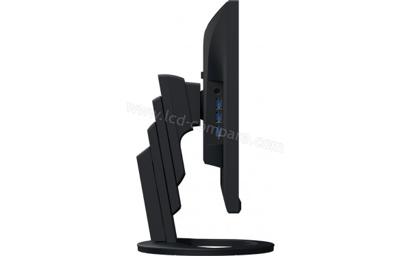 EIZO FlexScan EV2490-BK - Vue de profil gauche