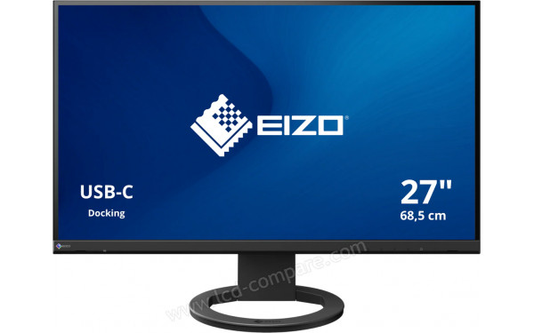 EIZO FlexScan EV2720S-BK - Vue de face