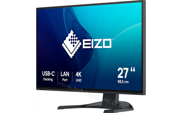 EIZO FlexScan EV2740X-BK - Vue 3/4 droite