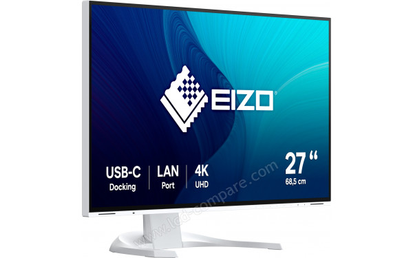 EIZO FlexScan EV2740X-WT - Vue 3/4 gauche