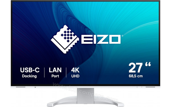 EIZO FlexScan EV2740X-WT - Vue de face