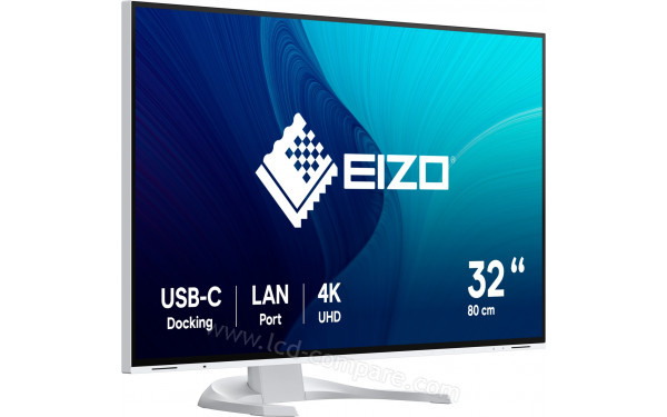 EIZO FlexScan EV3240X-WT - Vue 3/4 gauche