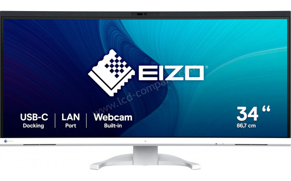 EIZO FlexScan EV3450XC-WT - Vue de face