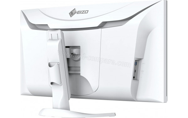 EIZO FlexScan EV3450XC-WT - Vue 3/4 arri&egrave;re
