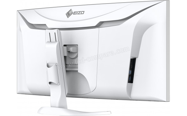 EIZO FlexScan EV3851X-WT - Vue 3/4 arri&egrave;re