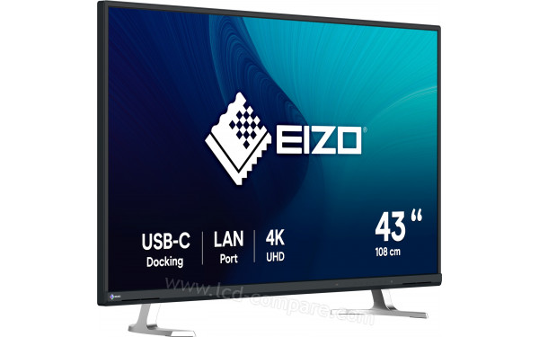 EIZO FlexScan EV4340X-BK - Vue 3/4 gauche