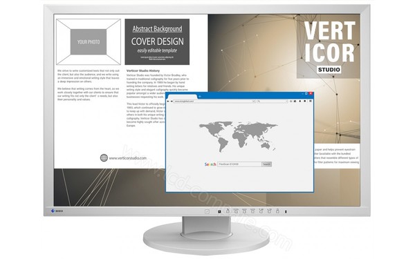 EIZO FlexScan EV2430-GY - Vue de face