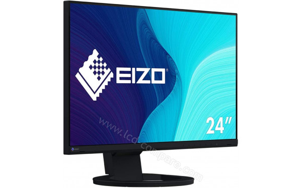 EIZO FlexScan EV2480-BK - Vue 3/4 gauche
