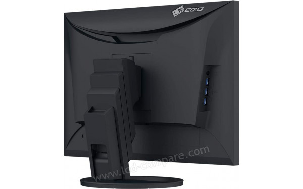 EIZO FlexScan EV2495-BK - Vue 3/4 arri&egrave;re