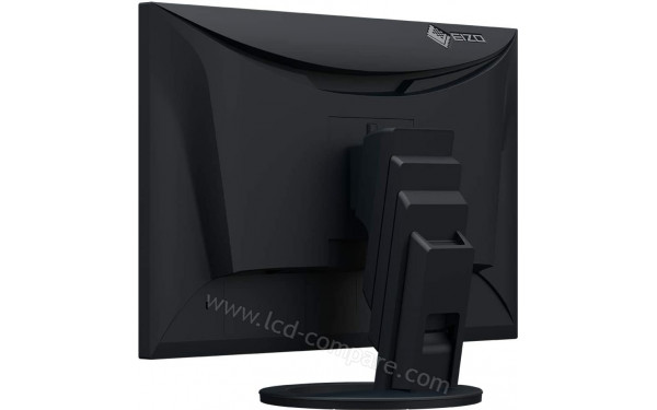 EIZO FlexScan EV2495-BK - Vue 3/4 arri&egrave;re