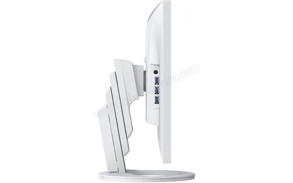 EIZO FlexScan EV2495-WT - Vue de profil gauche