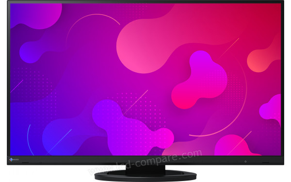 EIZO FlexScan EV2760-BK - Vue de face en position basse