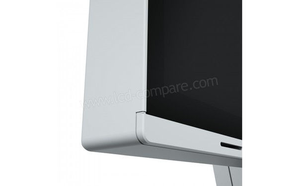 EIZO FlexScan EV2785-WT - Zoom sur le coin inf&eacute;rieur gauche