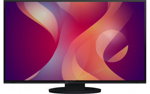 EIZO FlexScan EV2795-BK - Vue de face en position basse