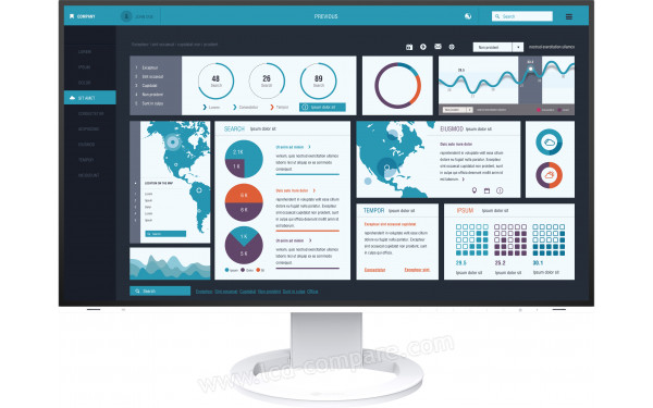 EIZO FlexScan EV2795-WT - Vue de face