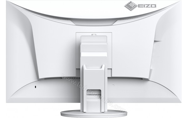 EIZO FlexScan EV2795-WT - Vue de l'arri&egrave;re en position basse