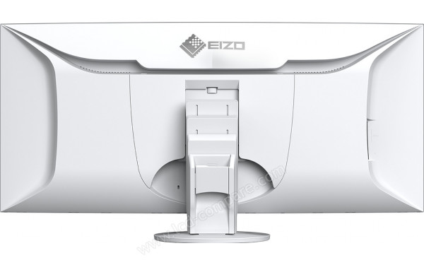EIZO FlexScan EV3895-WT - Vue de l'arri&egrave;re en position basse