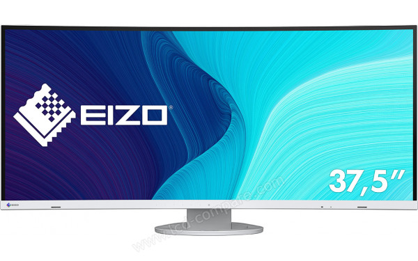 EIZO FlexScan EV3895-WT - Vue de face en position basse