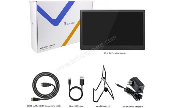 ELECROW MQ133 - Ecran avec ses accessoires