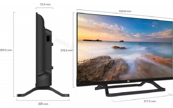 ESSENTIELB 24DLED544 - Multi-vues