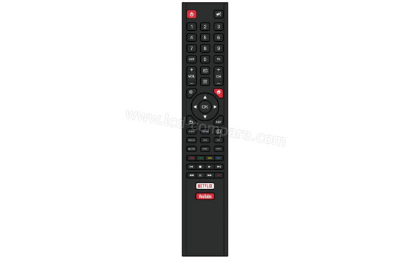 ESSENTIELB 50UHD-1291-SMART - T&eacute;l&eacute;commande